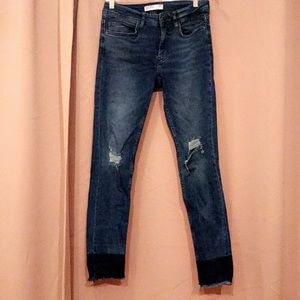 Zara ripped jeans